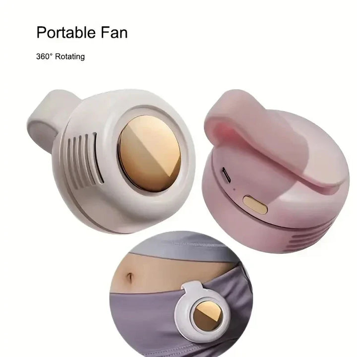 BowLift | BreezeClip Mini-Fan | Quiet, portable and 360° rotatable for kids and on the go
