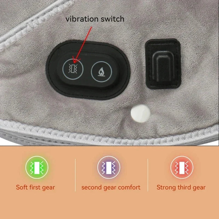 BowLift | Warm Neck and Shoulder Massager USB Heating Cushion with Vibration