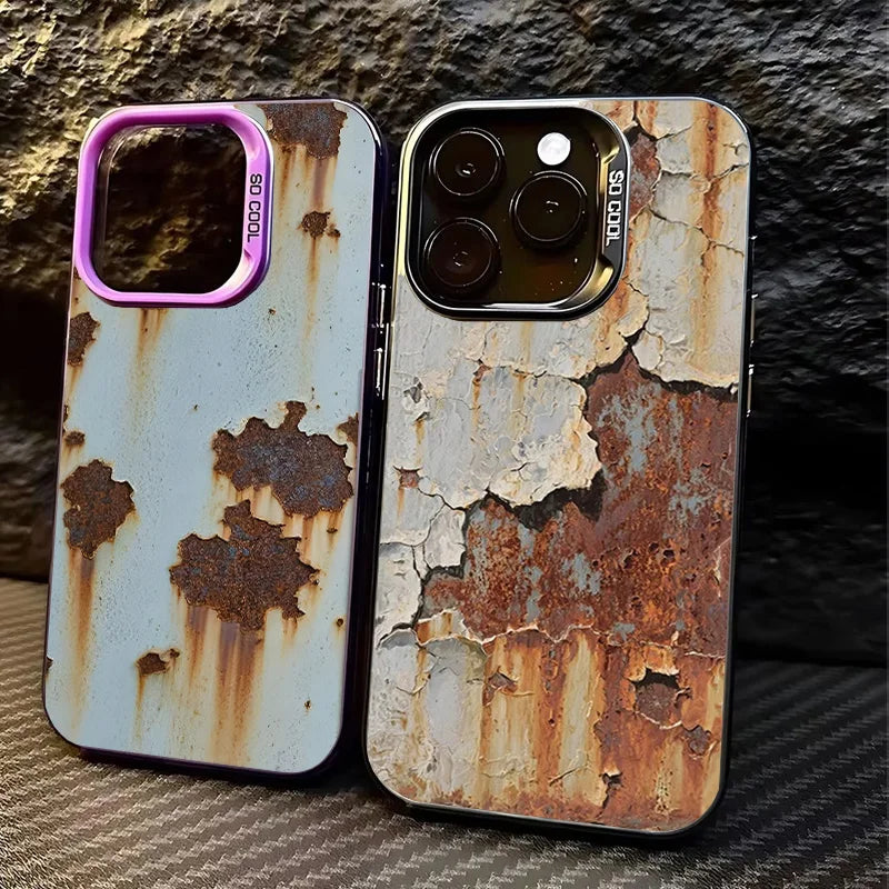 BowLift | Industrial Rust Finish Shockproof iPhone Case