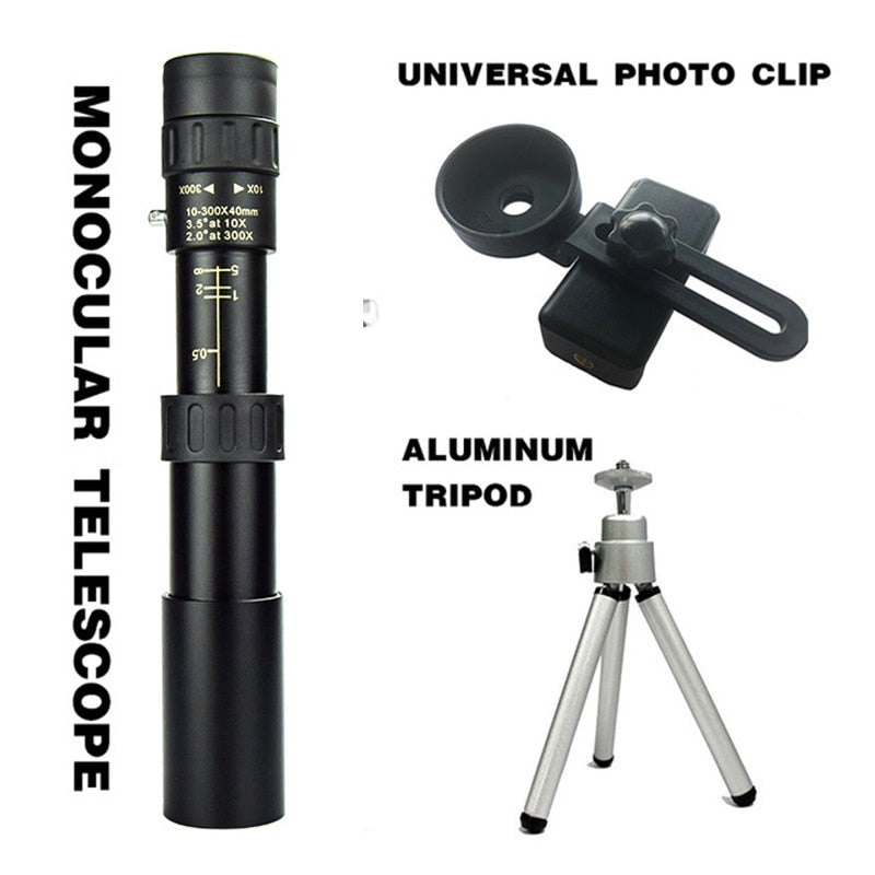 BowLift | 10-300X Zoom Telescope for Mobile Phone