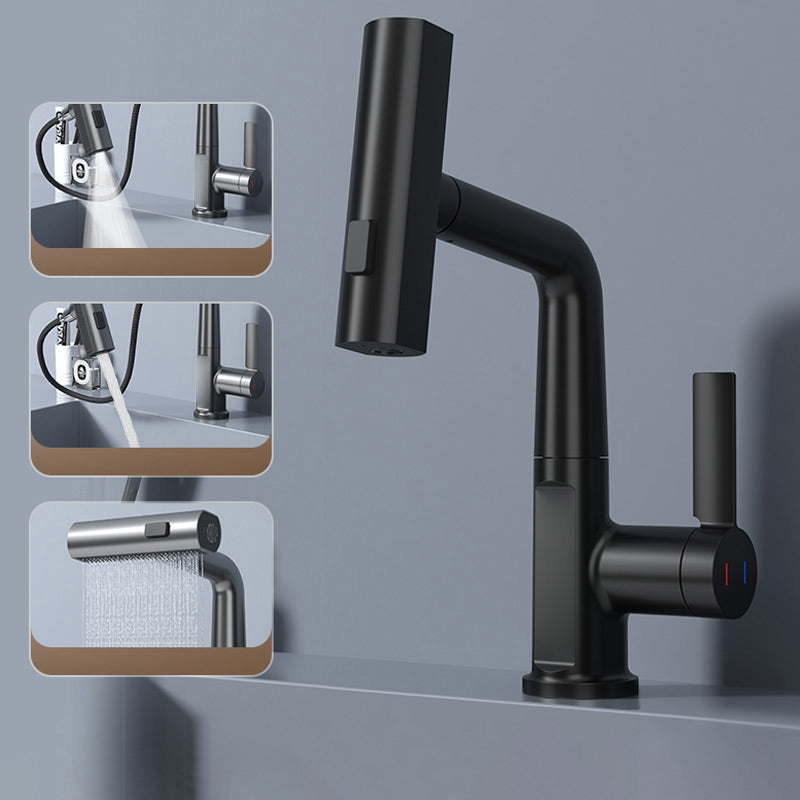 BowLift | WaterMaster Flexible LED Kitchen & Bathroom Faucet – 360° Swivel, Pull-Out Hose & 5 Spray Modes
