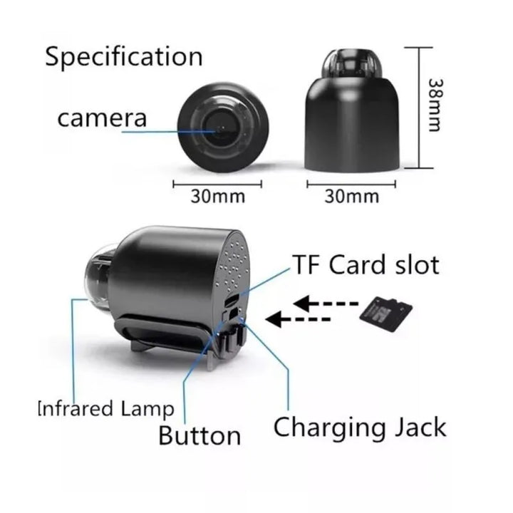 Mini 5G Wireless Wifi Camera 1080P HD Bowlift