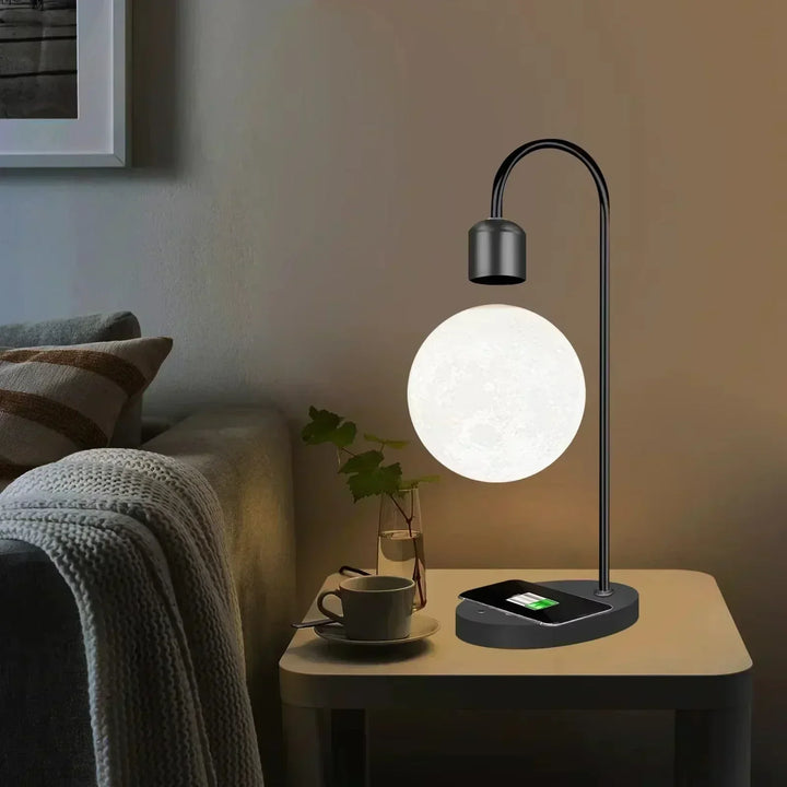 BowLift | LED Moon Lamp with Magnetic Levitation and Wireless Charging