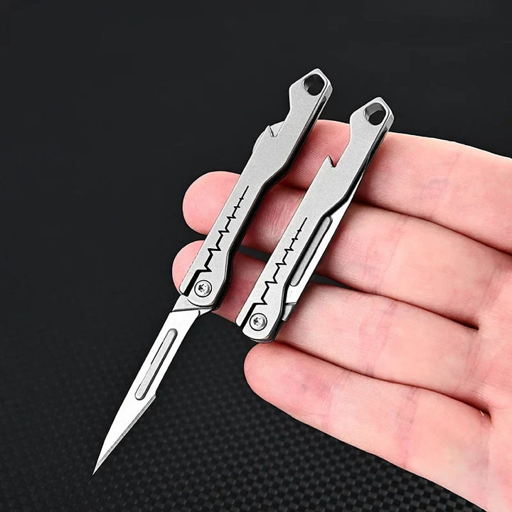 Titanium All-Purpose Foldable Sharp Cutter Knife | Bowlift