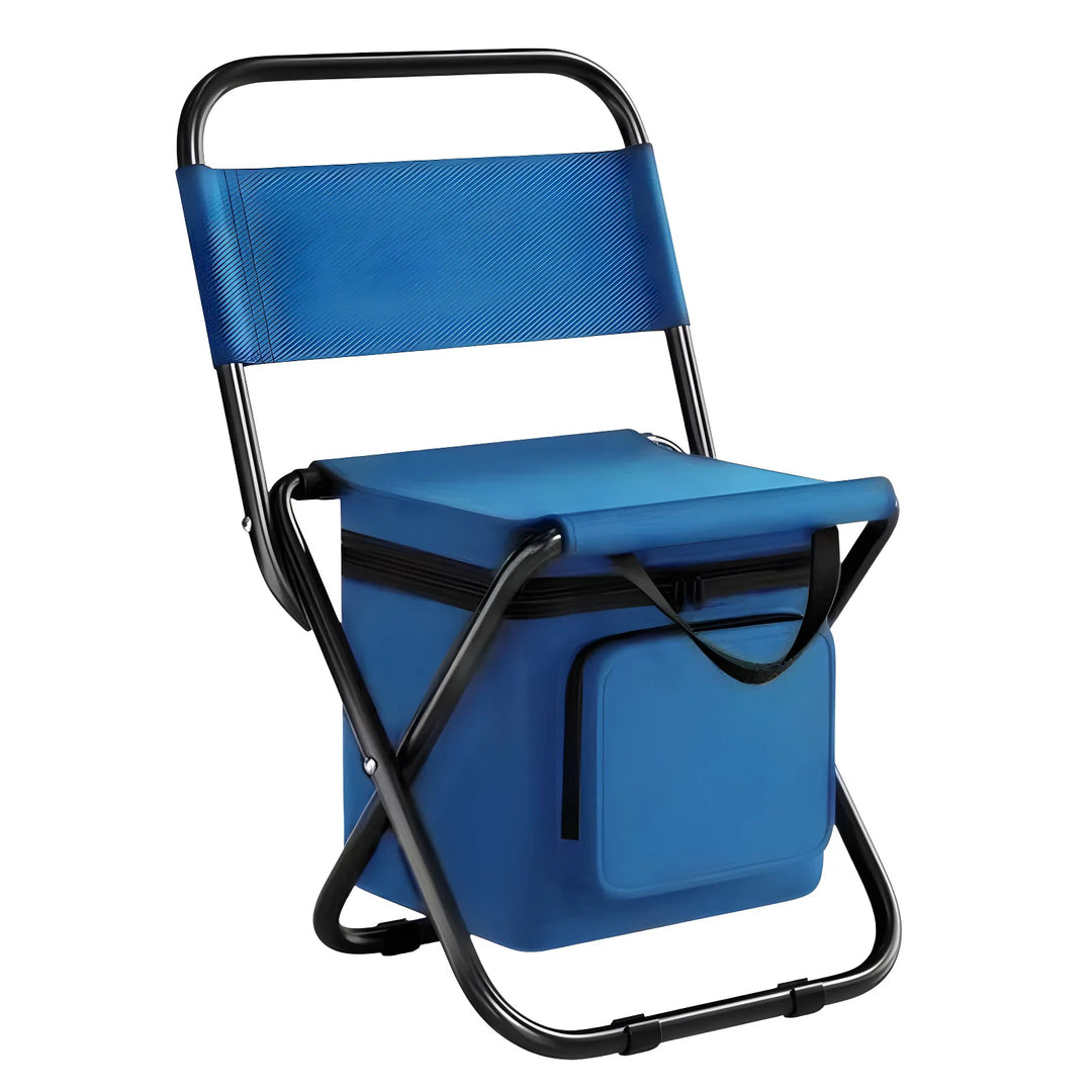 Built-in Cooling Bag Portable Folding Outdoor Stool | Bowlift