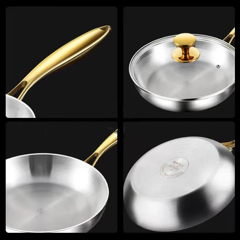 ChefSteel – Professional Stainless Steel Frying Pan for Gas & Induction | Bowlift