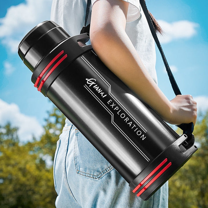 Giant Drink Stainless Steel Thermos Bottle | Bowlift