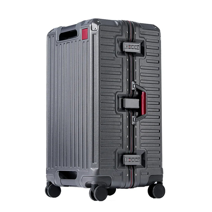BowLift | Zagreb – Wide Handle Hardshell Suitcase with Aluminium Frame & 360° Spinner Wheels