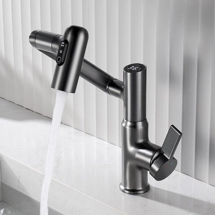 BowLift | Digital Temperature Full Rotation Ultra Spin Basin Faucet
