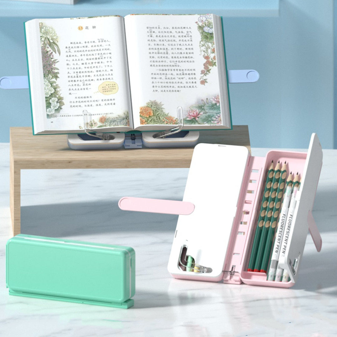 BowLift | Multifunctional Foldable Book Holder Stationery Box