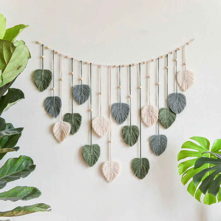 Blatt Macrame Wall Hanging