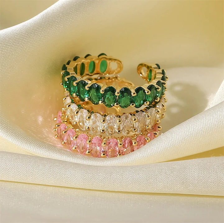 BowLift | Dainty Oval Cut Diamond Adorned Ring