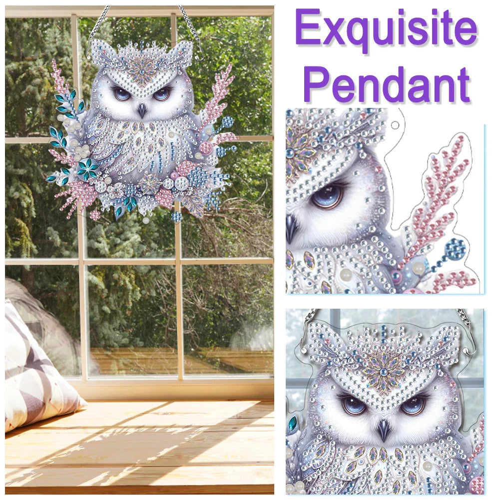 BowLift | Butterfly Pendant | 5D DIY Diamond Painting | Double-Sided Acrylic | Sparkling Window Decoration