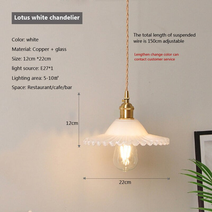 BowLift | Nordic Brilliance Transparent Glass Pendant Lamp