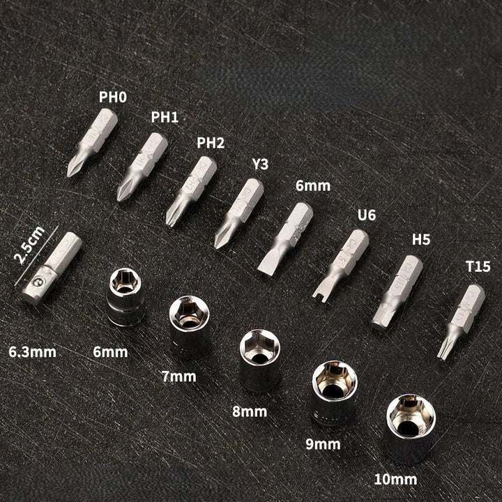 Modular Head Ratchet Screwdriver Tool Set | Bowlift