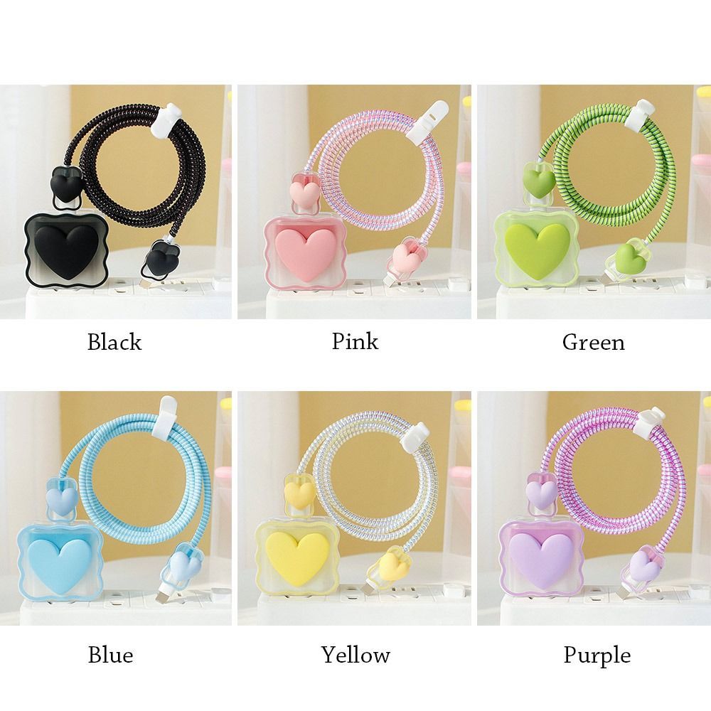 BowLift | Transparent Love Charging Cable Protector Case