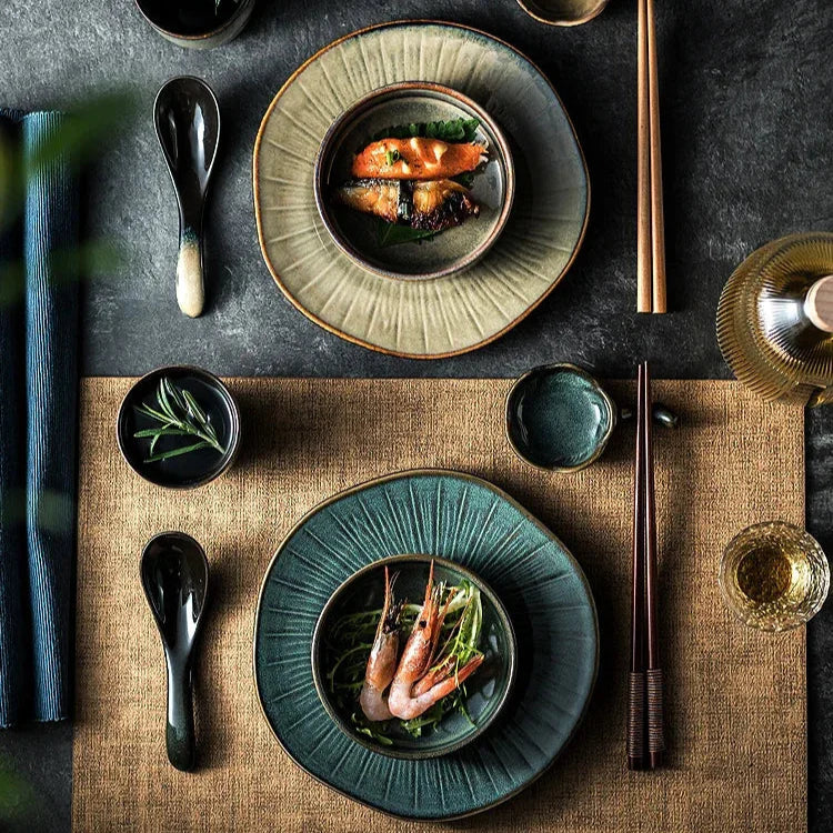 Ikari 5-Piece Dinnerware Set Bowlift