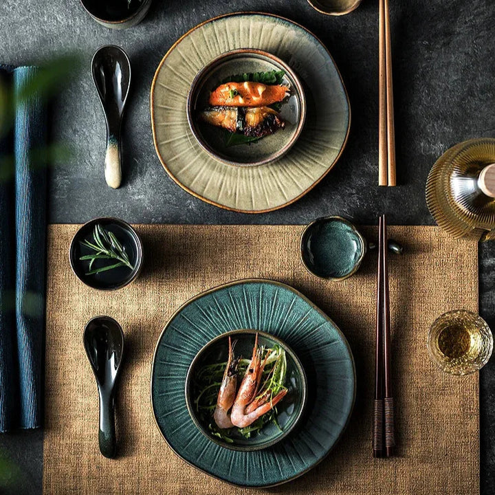 Ikari 5-Piece Dinnerware Set Bowlift