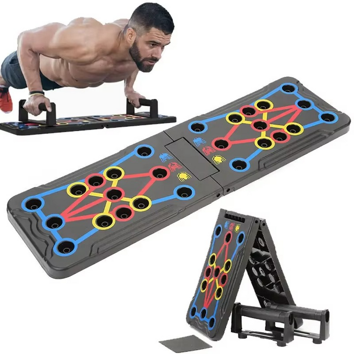 BowLift | Portable Foldable Push Up Board for Full Body Home Workouts
