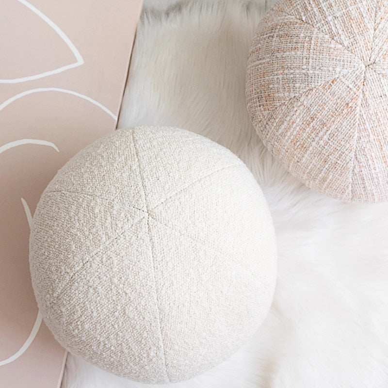 Tweed Globe Cushion | Bowlift