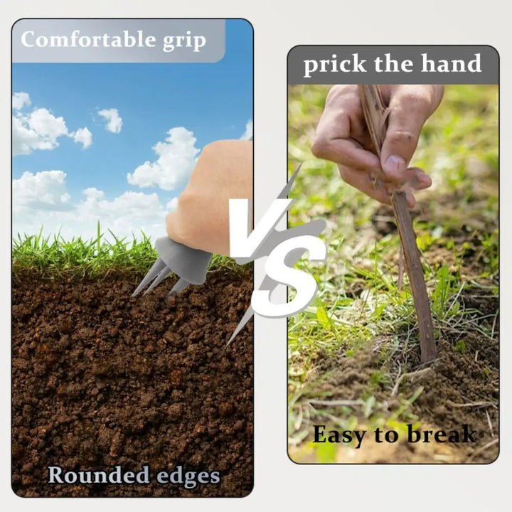 BowLift | Aergrow Hand-Aerator made of Plastic | Compact & Effective | 14.7 × 5 cm | For Lawns, Beds & Plant Areas