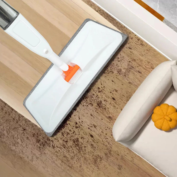BowLift | Sprayvia Spray Mop with Microfiber Head | 360° Swivel Joint | Flat Mop System | Reusable & Eco-Friendly