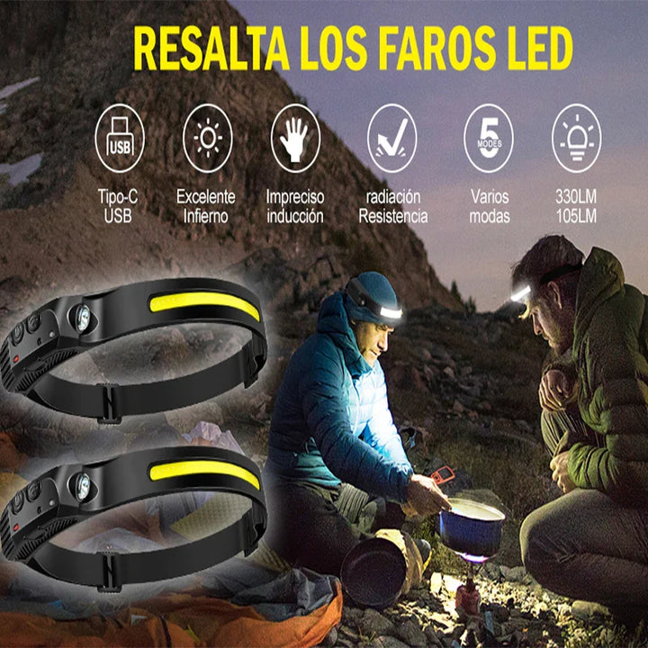 BowLift | Rechargeable LED Emergency Headlamp – Hands-Free Light During Power Outage