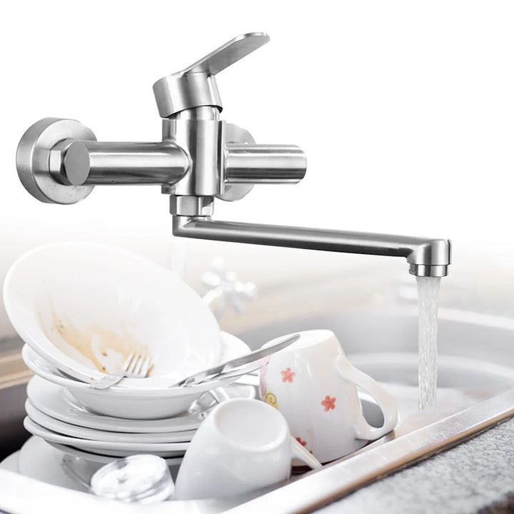 BowLift | Modern Wall Faucet for Bathroom and Kitchen