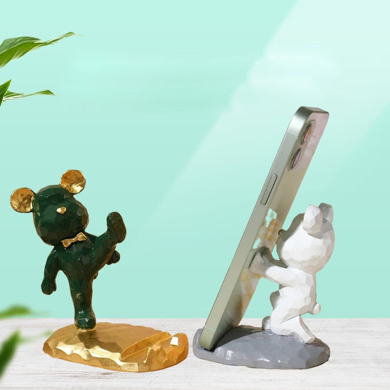 BowLift | Mini Karate Bear Phone Stand
