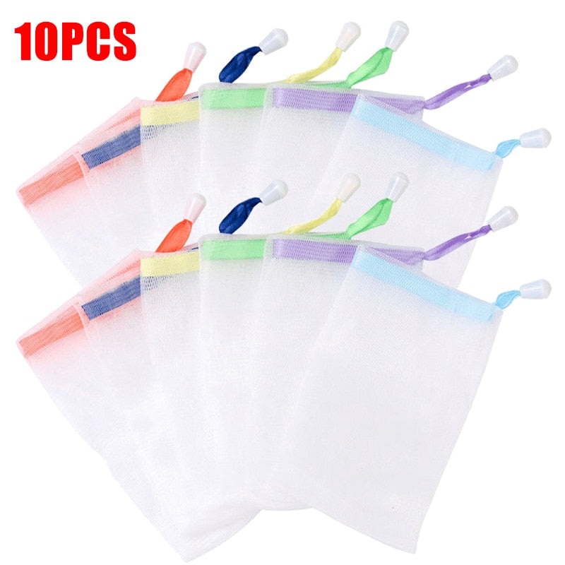 BowLift | 10Pcs Hangable Soap Organizer Mesh Bag