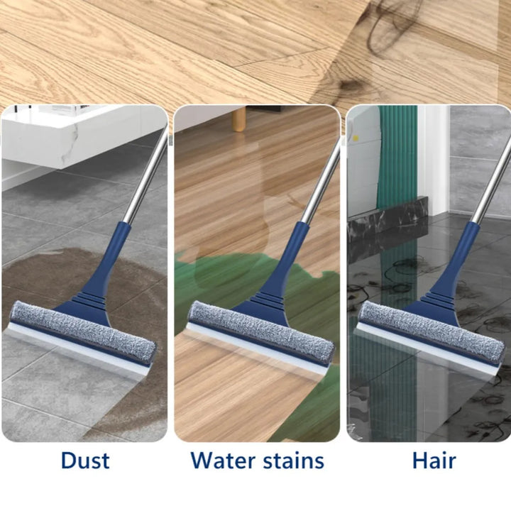 BowLift | FensterFlex 2-in-1 Window Cleaner | Adjustable Telescopic Handle | Squeegee & Microfiber Mop | For Windows, Glass & Frames