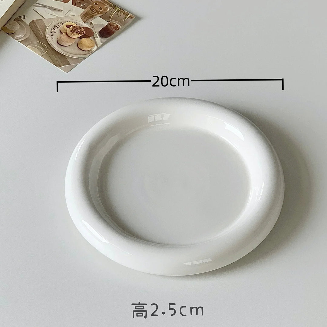 NordicChef Round Ceramic Plate Bowlift