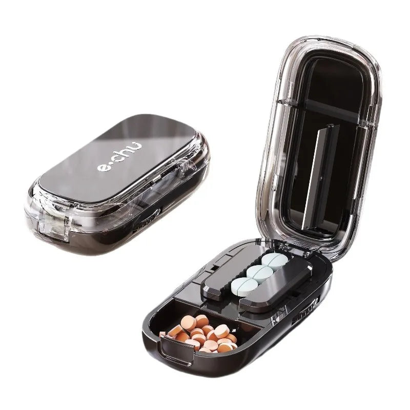 Pocket Size Dustproof Pill Cutter Organizer | Bowlift