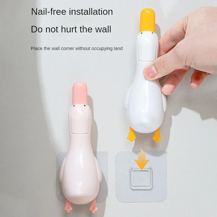 BowLift | Cute Duck Wall-Mounted Hair Pickup Clip