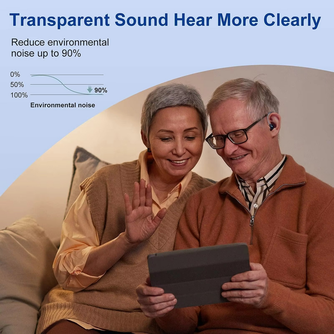 BowLift | Rechargeable Digital BTE Hearing Aid with Adjustable Tone and Portable Sound Amplifier