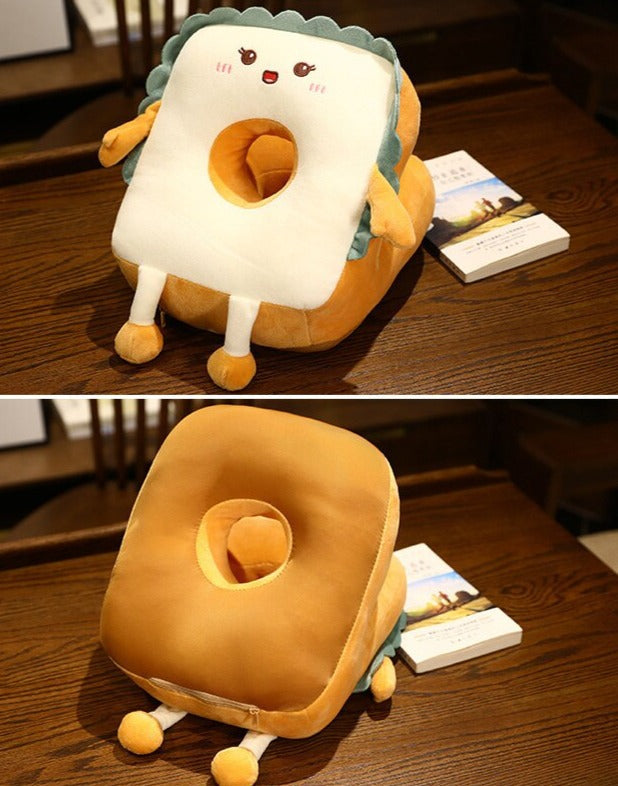 Funny Toast Nap Pillow | Bowlift