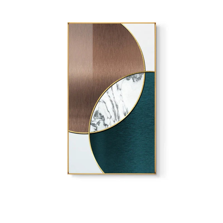 Modern Abstract Geometric Circles Wall Art Fine Art Canvas Prints Pictures For Luxury Living Room Dining Room Hotel Bedroom Home Office Art Decor | Bowlift