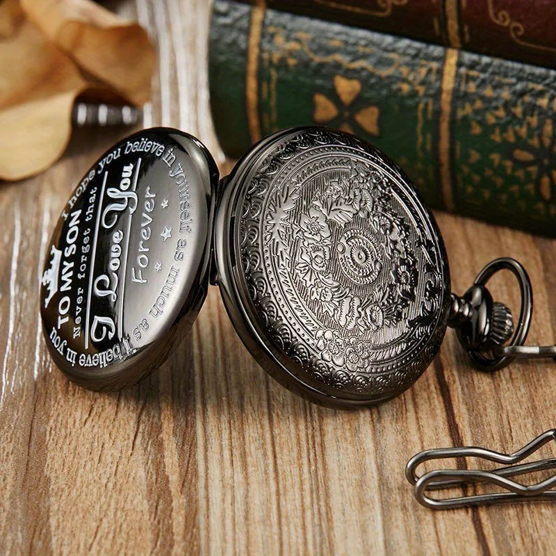 BowLift | Engraved Vintage Pocket Watch