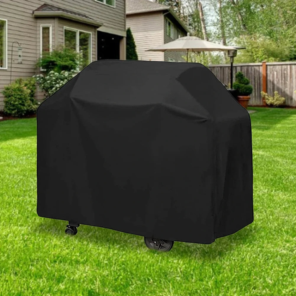BowLift | GrillGuard Pro Cover | Waterproof & UV-resistant | Windproof with drawstring | For gas grill, BBQ & garden furniture