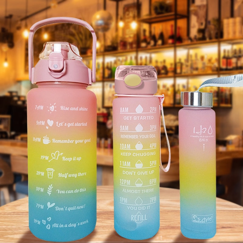 All Day Hydrate Time Marker Water Bottle | Bowlift