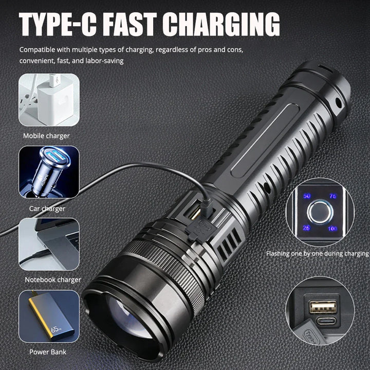 BowLift | Rechargeable 10000 Lumen LED Torch 1+1 FREE – Striker