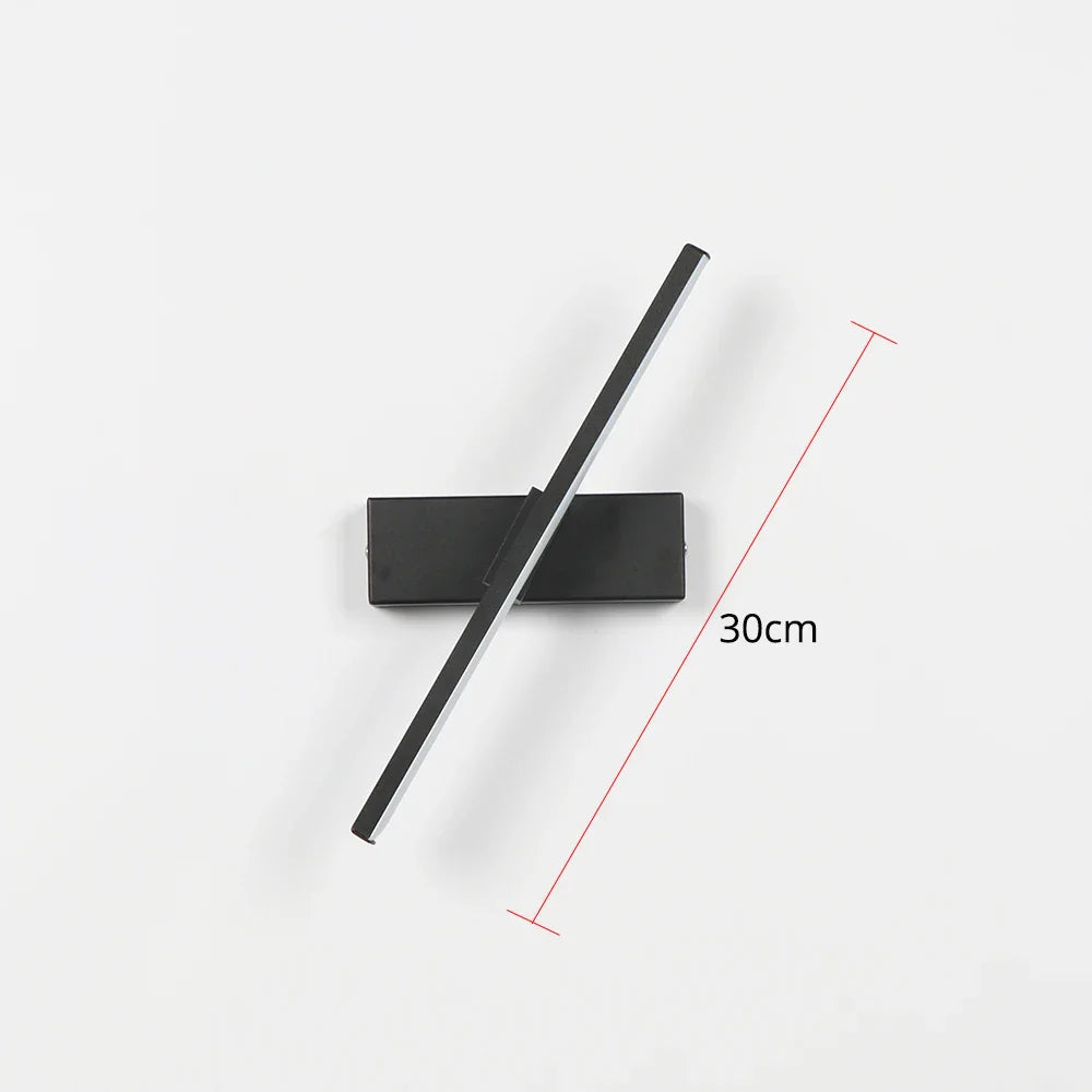 BowLift | AuroLite Adjustable LED Wall Light | 330° Swiveling | Modern Design for Bedroom & Living Room | Aluminum