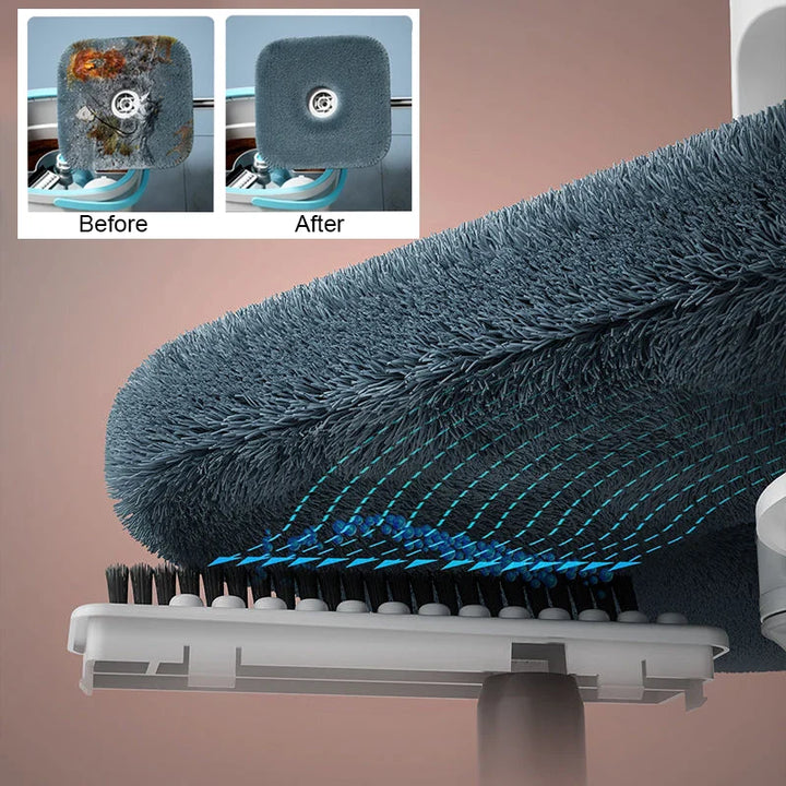 BowLift | AquaPure Spin Mop | 360° Rotating Mop with Water Separation | Hands-Free Cleaning System | 2.5L Bucket