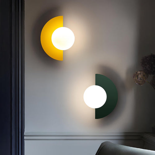 BowLift | Semi-Circular Wall Lamp in Scandinavian Style Minimalism and Warm Light