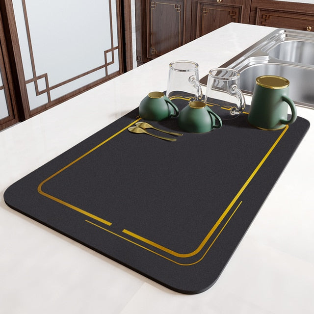 BowLift | Absorbmat Premium - The Perfect Kitchen Mat for Dry and Safe Dishes