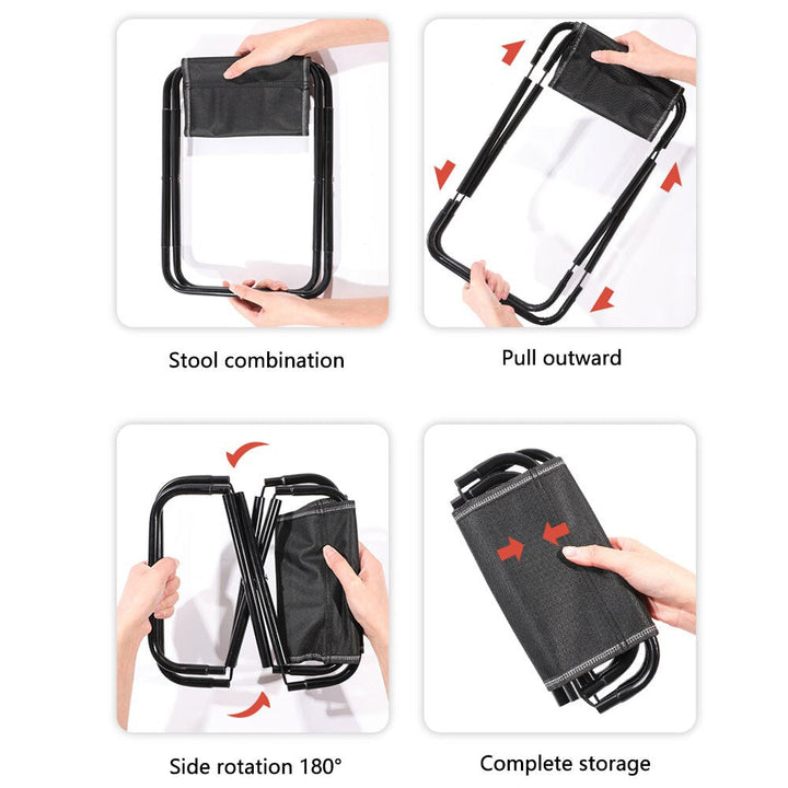 Foldable Smart Rest Mini Hiking Stool | Bowlift