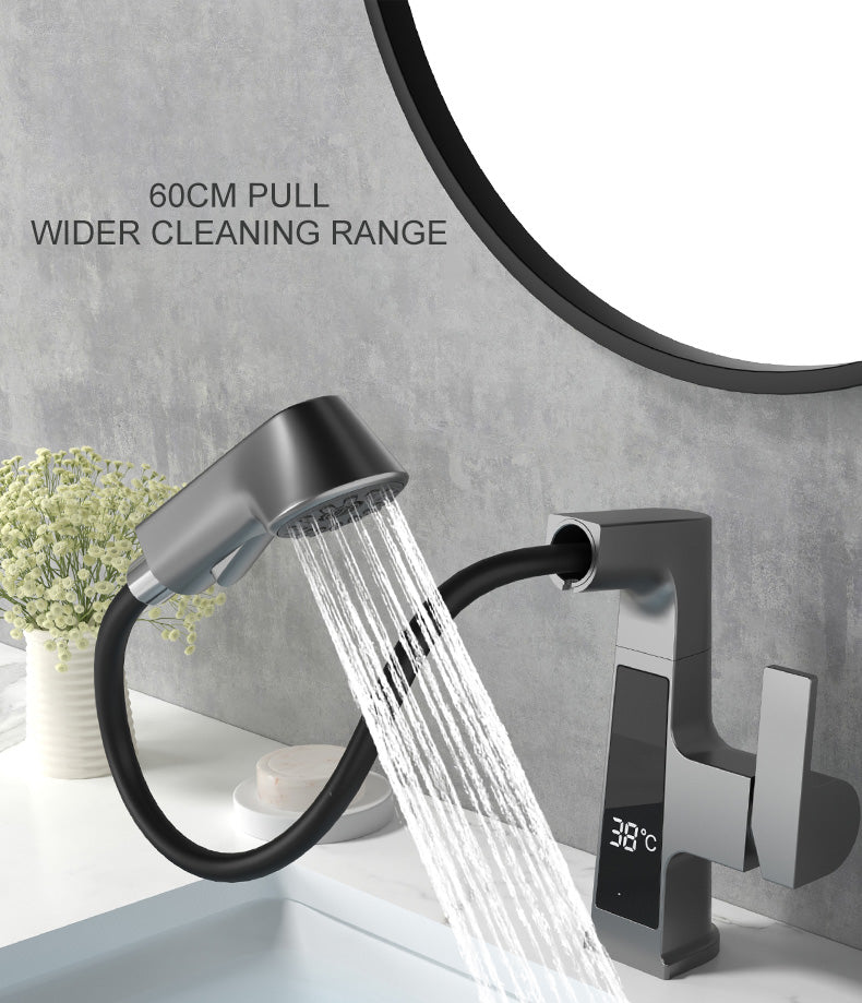 BowLift | Elegant Temperature Display Smart Faucet