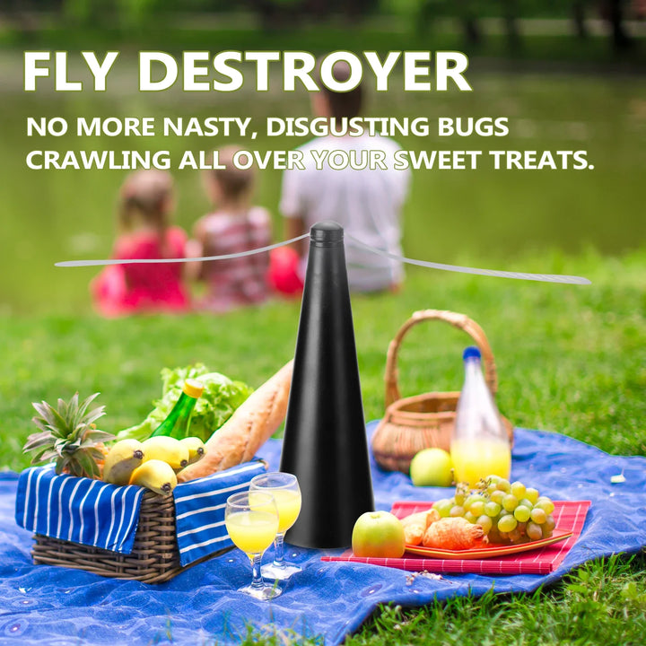 BowLift | AeroLumen Naturguard Insect Repellent Table Fan | 360° Rotating Insect Defense Fan | Quiet & Safe | For Outdoor, Camping, Picnic