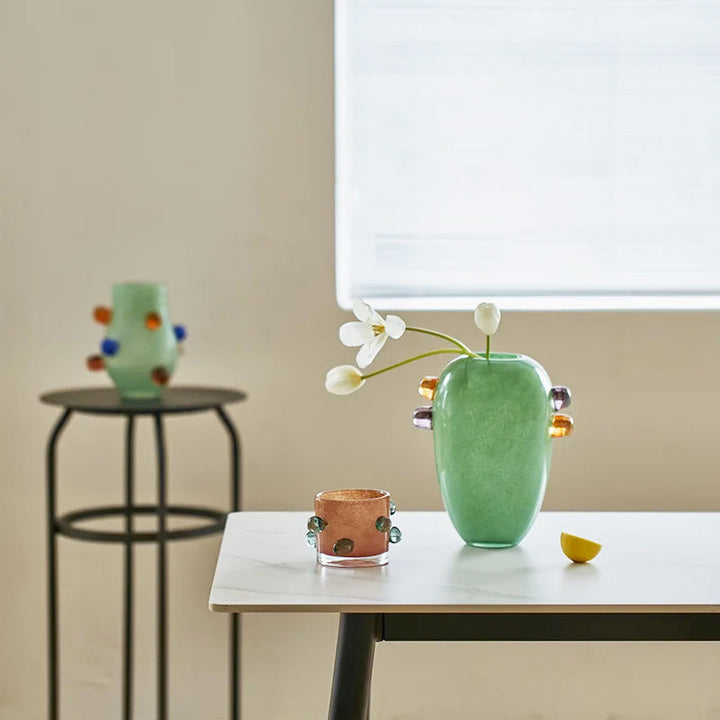 Polka Globe Glass Vase Collection | Bowlift