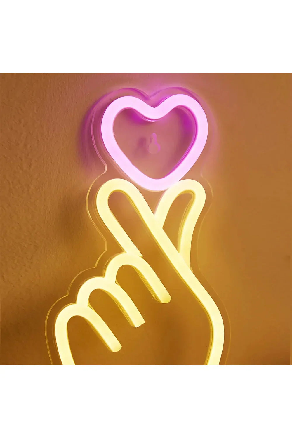BowLift | Hand Heart LED Neon